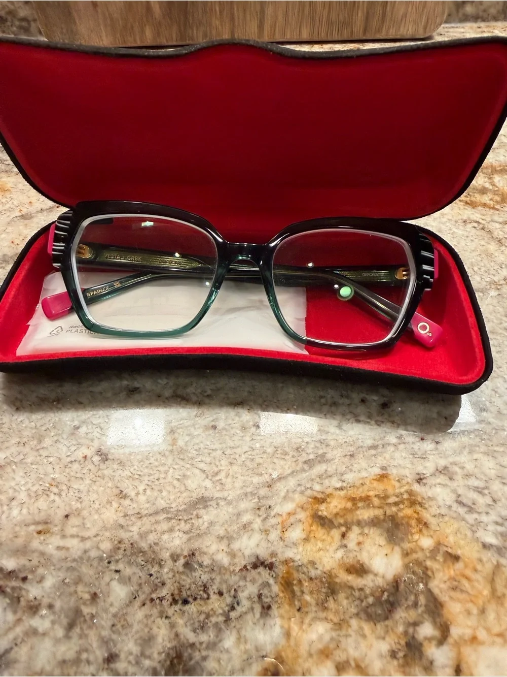 Etnia Barcelona Vesta Women’s Green, Pink and Black Designer Glasses - Eyewear
